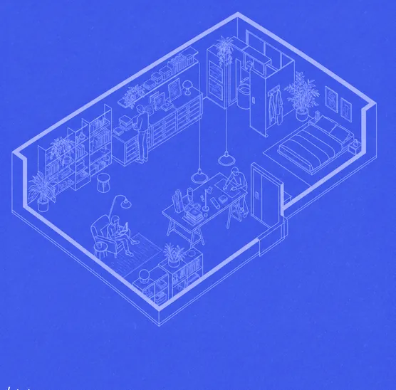 Property floor plan – the kind of layout a real estate website shows with a listing
