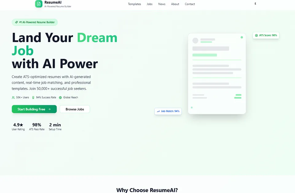 Lead-generation landing page template built with Base44, showing an offer and signup form.